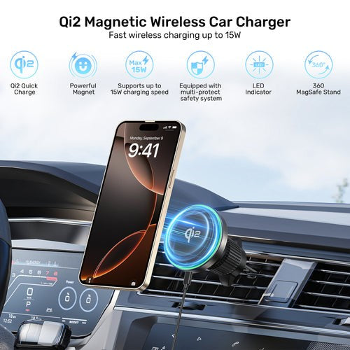 UNITEK CAR CHARGER MAGSAFE HOLDER 38W