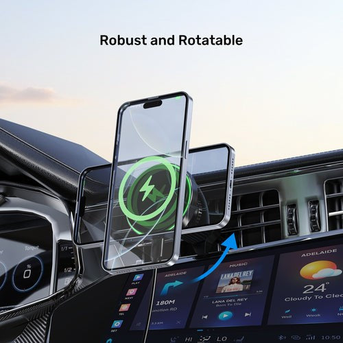 UNITEK P1404ABK01 mobile device charger IP Phone, Smartphone Black USB Wireless charging Fast charging Auto