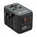 Universal Adapter Verbatim Black Grey 65 W - Сигурност Удома<<<Дом Градина<<<BigBuy&&&Смарт щепсели<<<Сигурност