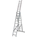 UNIVERSAL ALUMINUM LADDER 3X9 ARON CH309 - Строителни стълби и скелета<<<Строителни материали<<<Praktiker&&&Строителни
