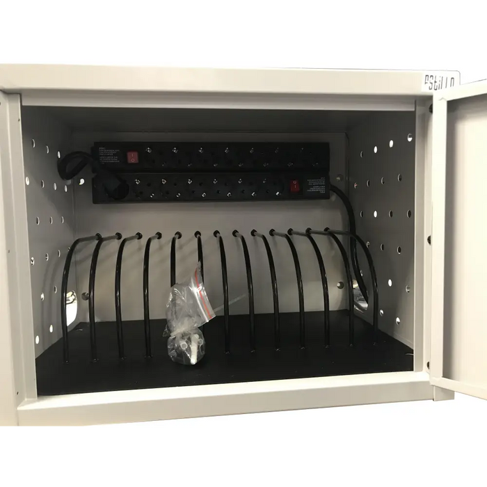 Universal cabinet Estillo IP-1412 for charging up to 12 pcs. tablets wall mount or free standing - Математика и