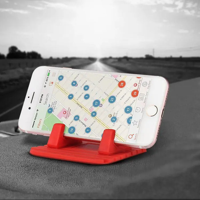 Universal car holder silicone phone stand nano pad black - Cell phone holders<<<HurtelXML