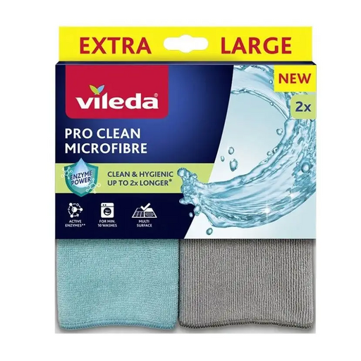 Universal cloth with enzymes Vileda Pro Clean 2 pcs. - DishtowelsSPD-SCI<<<Cleaning and home careSPD<<<ActionPL