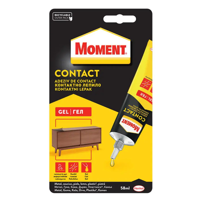 UNIVERSAL CONTACT ADHESIVE 58 ML MOMENT MOMENT - Лепила<<<Лепила и ленти<<<Бои и лакове<<<Praktiker&&&Лепила<<<Лепила и