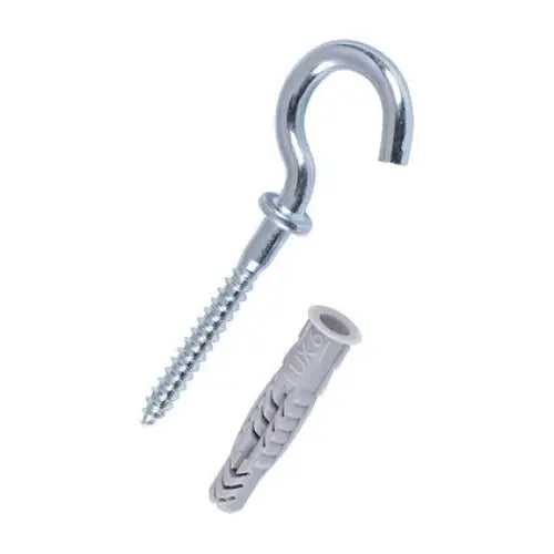UNIVERSAL DOWEL WITH HOOK F6X35MM 4 PIECES FISCHER UX RH K - Комплекти дюбели и винтове<<<Дюбели<<<Инструменти и
