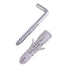 UNIVERSAL DOWEL WITH L-HOOK F6X30MM 10 PCS SMART - Комплекти дюбели и винтове<<<Дюбели<<<Инструменти и