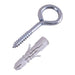UNIVERSAL DOWEL WITH O-HOOK F8X40MM 4 PCS SMART - Комплекти дюбели и винтове<<<Дюбели<<<Инструменти и