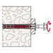 UNIVERSAL DOWEL WITH SCREW 10X80 FUS K 4 PCS. FISCHER DUOXPAND - Комплекти дюбели<<<Дюбели<<<Инструменти и