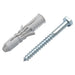 UNIVERSAL DOWEL WITH SCREW F10X50MM 5 PCS SMART - Комплекти дюбели и винтове<<<Дюбели<<<Инструменти и