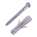 UNIVERSAL DOWEL WITH SCREW F12X60MM 4 PCS SMART - Комплекти дюбели и винтове<<<Дюбели<<<Инструменти и