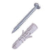 UNIVERSAL DOWEL WITH SCREW F8X40MM 6 PCS SMART - Комплекти дюбели и винтове<<<Дюбели<<<Инструменти и