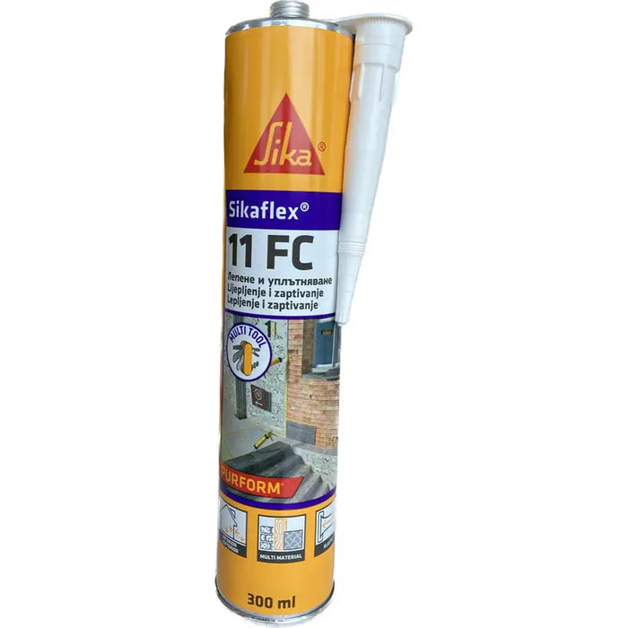 UNIVERSAL PU ADHESIVE SIKA SIKAFLEX-11FC PURFORM WHITE - Полимерни и монтажни лепила<<<Уплътнители и фуги<<<Строителни