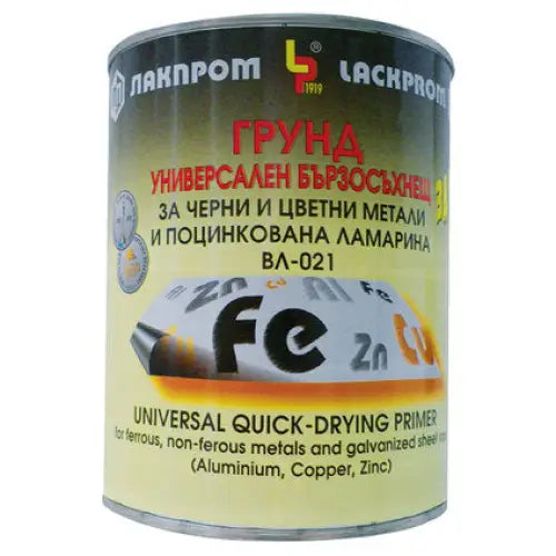 UNIVERSAL QUICK-DRYING PRIMER FOR BLACK AND NON-FERROUS METALS LACKPROM VL-021 - Грундове<<<Грундове и
