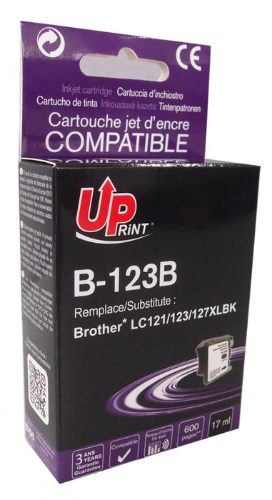 Inkwell UPRINT LC121/123/127 BROTHER, Black