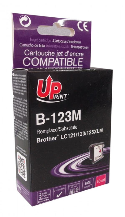 Inkwell UPRINT LC121/123/127 BROTHER, Magenta