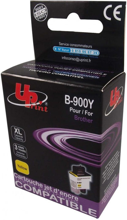 UPRINT LC900 ink bottle, BROTHER, Yellow