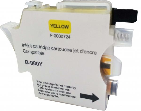 Inkjet UPRINT LC980/1100 BROTHER, Yellow