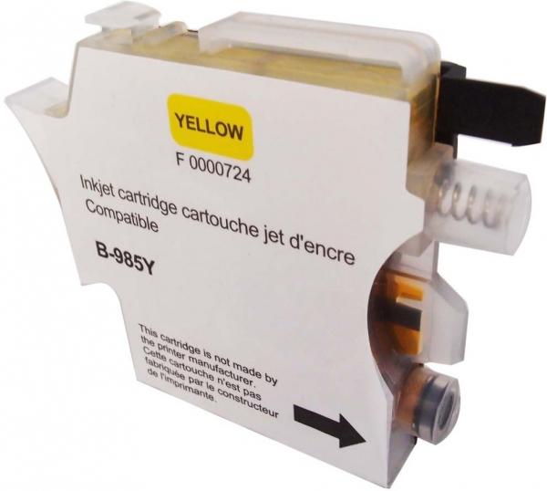 Inkwell UPRINT LC985, BROTHER, Yellow