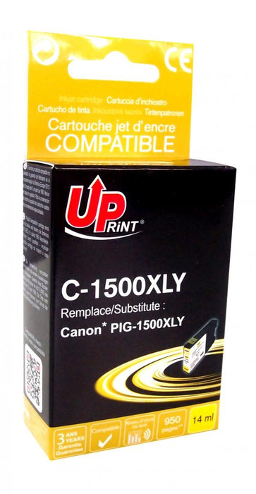 UPRINT PGI1500 Canon ink cartridge, Yellow
