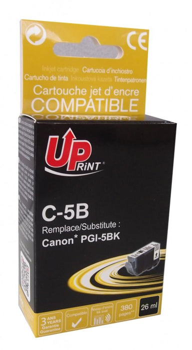 Inkwell UPRINT PGI-5 CANON, With chip, Black