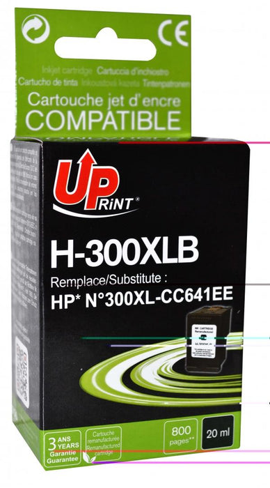 UPRINT CC641EE HP ink cartridge, Black