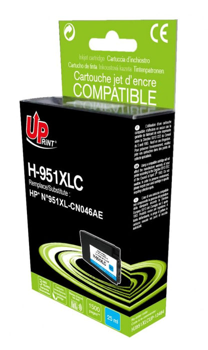UPRINT CN046AE HP ink cartridge, Cyan