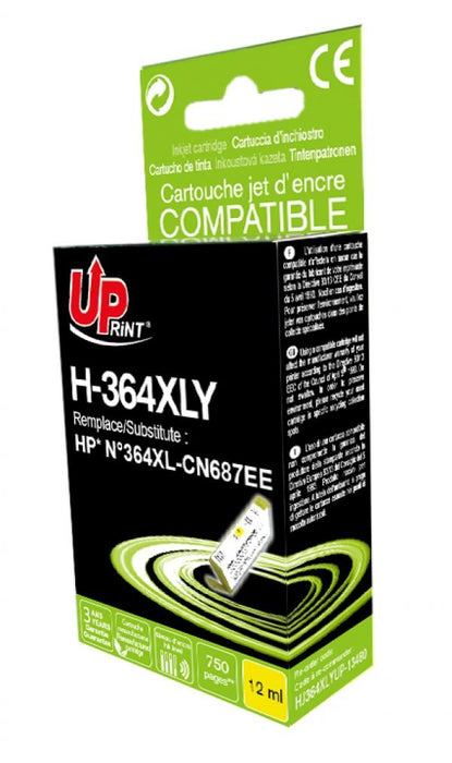 Inkwell UPRINT CN687 HP No364XL, Yellow