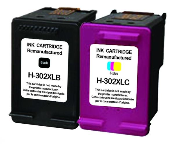 Ink cartridge UPRINT set HP 302XL BK+CL,F6U68AE+F6U67AE, DJ 1110 AiO/2130 AiO/3630 AiO/4650 AiO