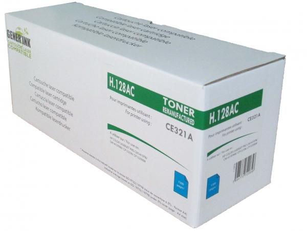Toner cartridge GENERINK CE321, HP, Cyan