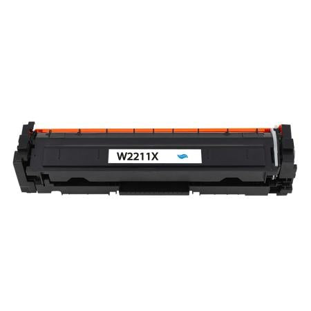 Toner cartridge UPRINT W2211X, HP 207X, HP Color Pro M255/ Pro MFP M282/ 283, 2450k, Cyan