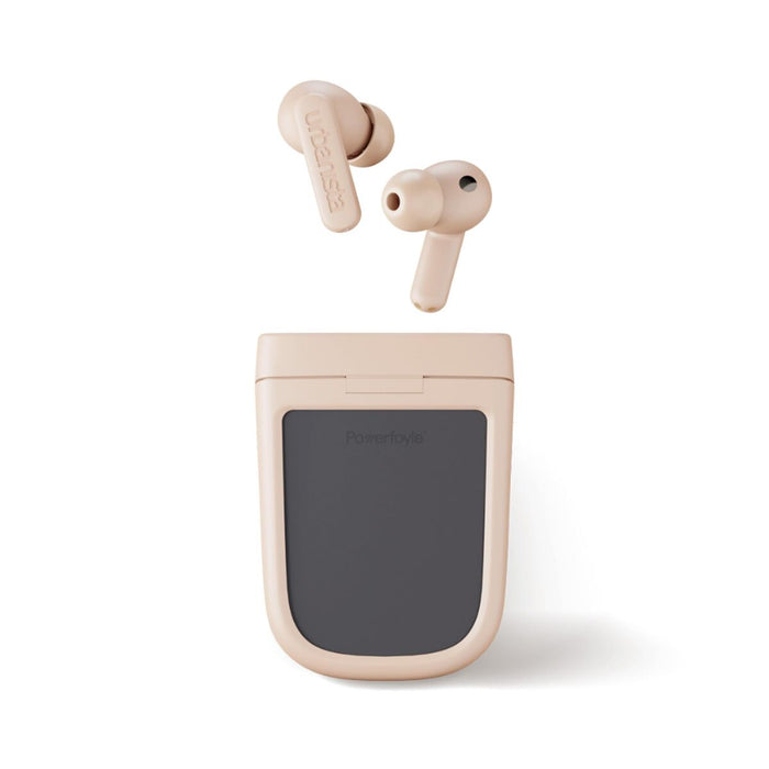 URBANISTA PHOENIX earphones Soral charging Hybrid active noise cancelling Playtime 8 hours Water resistant IPX4 dessert rose