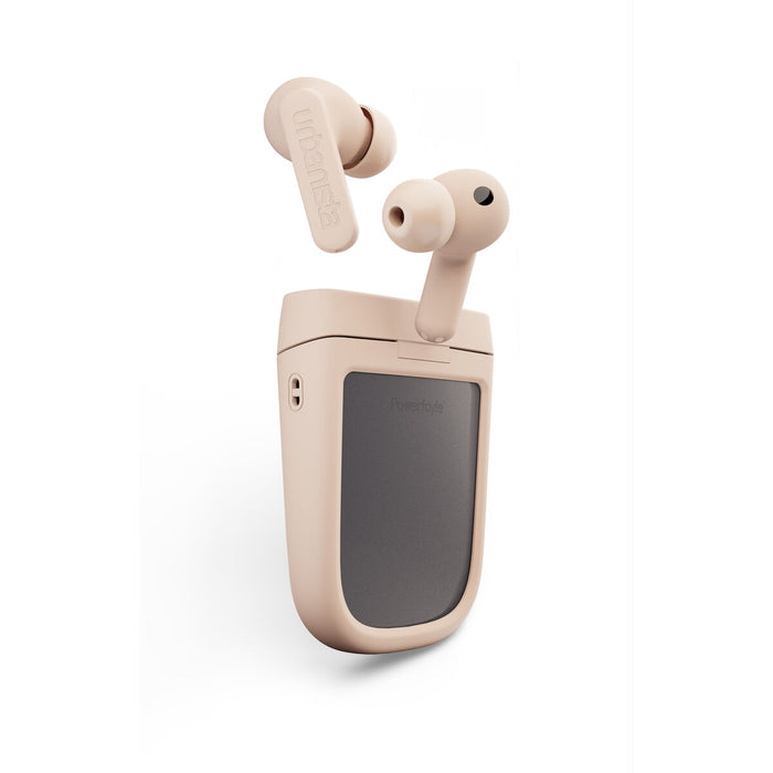 URBANISTA PHOENIX earphones Soral charging Hybrid active noise cancelling Playtime 8 hours Water resistant IPX4 dessert rose