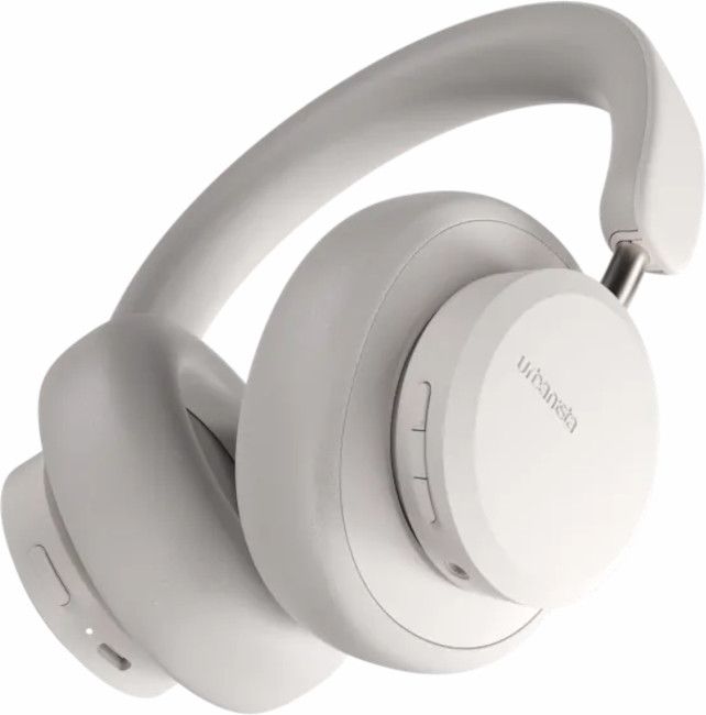 URBANISTA MIAMI over-ear headphones Active noise cancelling 40 mm drivers On-ear detection 50 h playtime midnight pearl white
