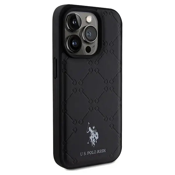 US Polo Assn. Case Yoke Pattern for iPhone 15 Pro - black - Cell phone cases and covers<<<HurtelXML
