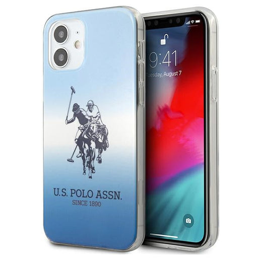 US Polo Assn. Gradient Pattern Collection iPhone 12 mini Case - Blue - Cell phone cases and covers<<<HurtelXML