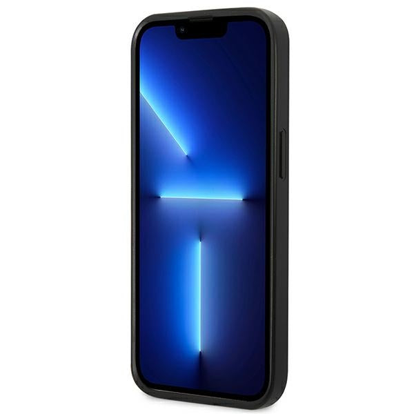 US Polo USHCP14LPFAV iPhone 14 Pro 6.1" navy/navy blue Leather Stitch
