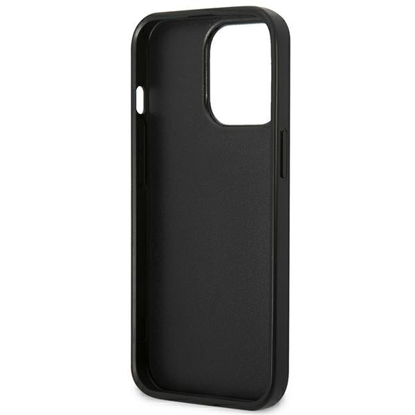 US Polo USHCP14XPFAV iPhone 14 Pro Max 6.7" navy/navy blue Leather Stitch