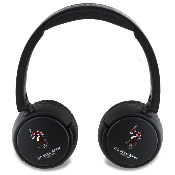 US Polo Bluetooth Headphones USHPV6PUNK Black/Black DH Color Logo