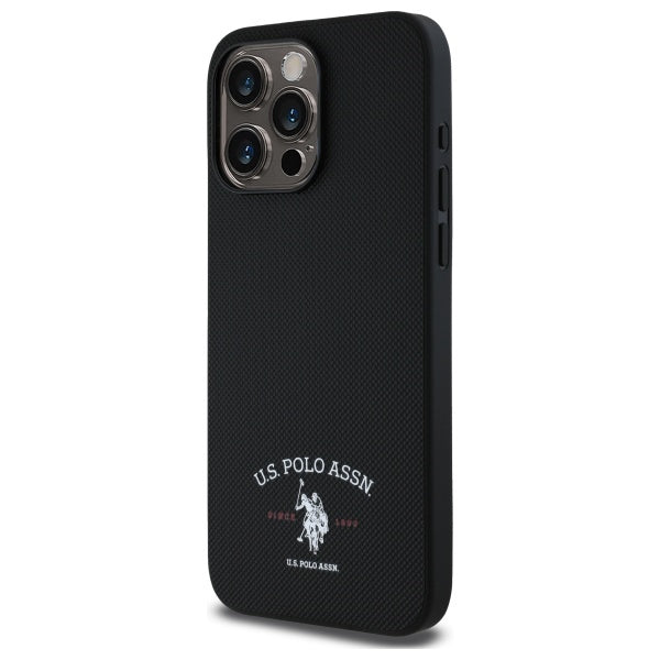 US Polo USHCP15XPARK iPhone 15 Pro Max 6.7" black/black Printed DH Logo