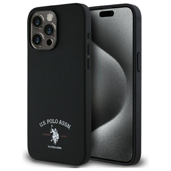 US Polo USHCP15XPARK iPhone 15 Pro Max 6.7" black/black Printed DH Logo