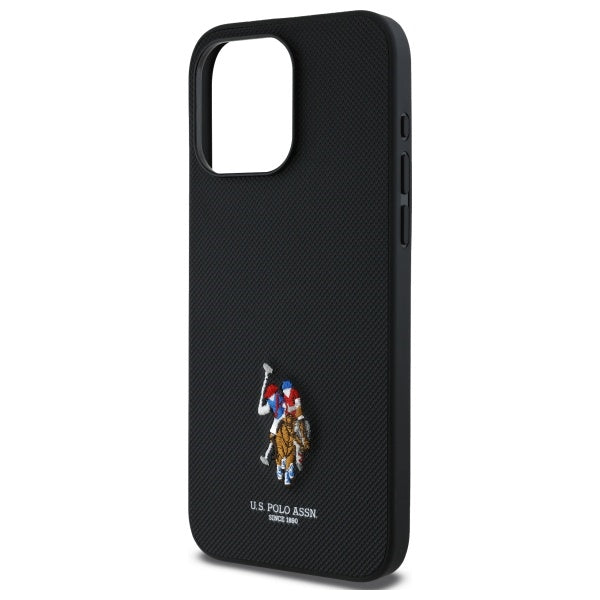US Polo USHCP15XPEMK iPhone 15 Pro Max 6.7" black/black Embroidered DH Color