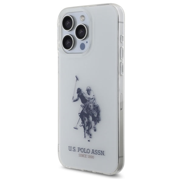 US Polo USHCP15XTPUHRBH iPhone 15 Pro Max 6.7" white Shiny Big Logo