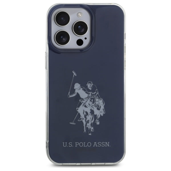 US Polo USHCP15XTPUHRBV iPhone 15 Pro Max 6.7" blue/blue Shiny Big Logo
