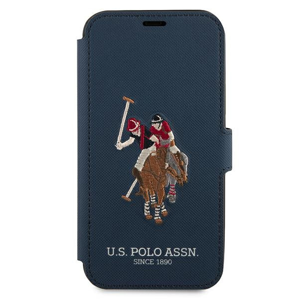 US Polo USFLBKP12MPUGFLNV iPhone 12/12 Pro 6,1" granatowy/navy book Polo Embroidery Collection