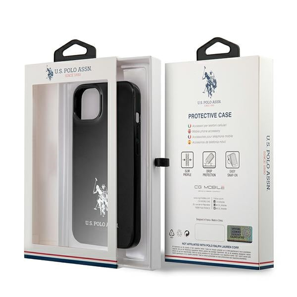 US Polo USHCP13SUMHK iPhone 13 mini 5.4" black/black hardcase Horses Logo
