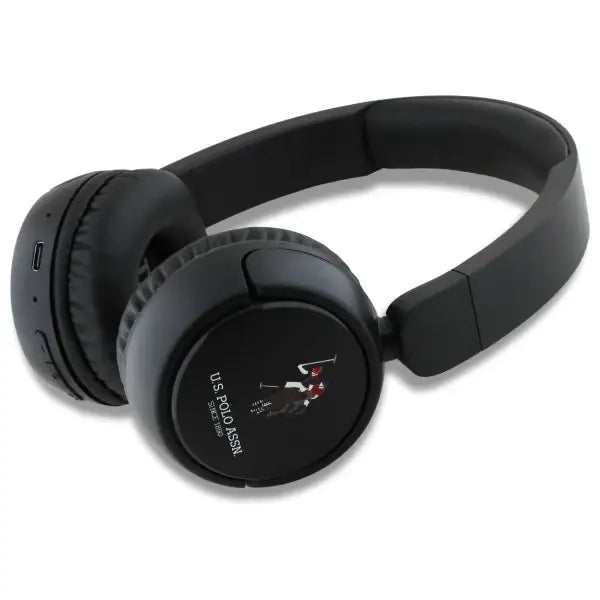 US Polo Bluetooth Headphones USHPV6PUNK Black/Black DH Color Logo - Headphones and speakers<<<HurtelXML