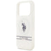 US Polo DH and Bottom Stripe Logo MagSafe Case for iPhone 17 Pro - White - Cell phone cases and covers<<<HurtelXML
