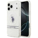 US Polo DH and Bottom Stripe Logo MagSafe Case for iPhone 17 Pro Max - White - Cell phone cases and covers<<<HurtelXML