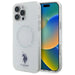 US Polo IML Ring MagSafe Case for iPhone 16 Pro Max - White - Cell phone cases and covers<<<HurtelXML