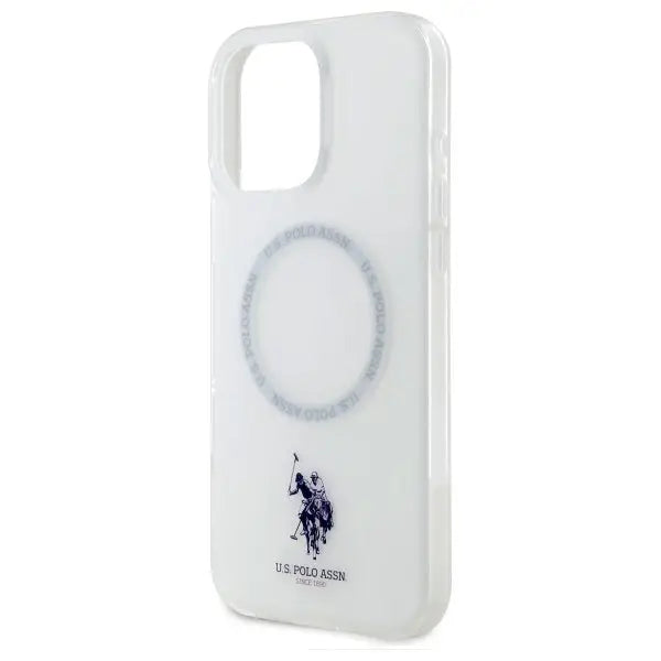 US Polo IML Ring MagSafe Case for iPhone 16 Pro Max - White - Cell phone cases and covers<<<HurtelXML